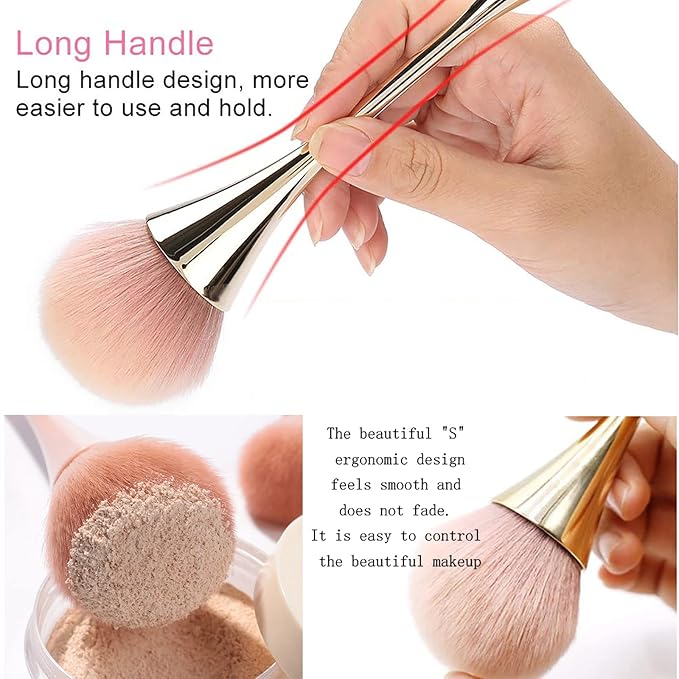 2Pcs Nail Dust Brush Acrylic Brush Cleaner Nail Brushes - Image 2