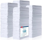 Simpli-Magic Cotton Shop Towels 14"x12" – White Reusable Cleaning Shop Rags by Simpli-Magic