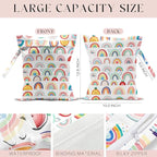 Waterproof Wet Bag for Swimsuit, Travel Beach Wet Dry Bag, Hidden Zipper - Image 2