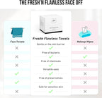 Zev Fresh’n Flawless Face Towels, Disposable Face Towelette - Image 6