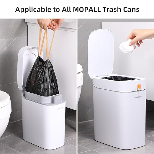 MOPALL Small Drawstring Trash Bag, 4 Gallon Garbage Bags - Image 6
