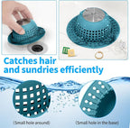 Shower Drain Hair Catcher Bathtub Drain Cover Shower Protector - Image 5