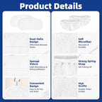 LOVECO 4 Pack Steam Mop Pads + 4 Microfiber Small Cloths Compatible - Image 4