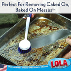 LOLA Pro Pot N' Pan Brush, 36 Pack, Abrasive Cleaning, Poly & Brass Wire - Image 5
