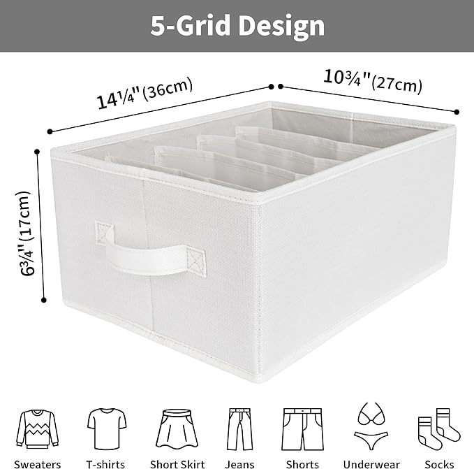 GRANNY SAYS Wardrobe Clothes Organizer, Drawer Organizers - Image 5