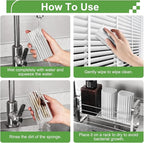 4-Pack Damp Clean Duster Sponge, Duster Baseboard Cleaner Sponge - Image 3