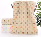 Pidada Hand Towels Set of 2 Colorful Polka Dot Pattern 100% Cotton Soft - Image 3