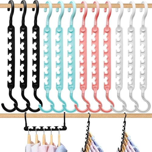 12-Pack-Closet-Organizers-and-Storage, Clothes-Organizer-Hangers by HZZILEY