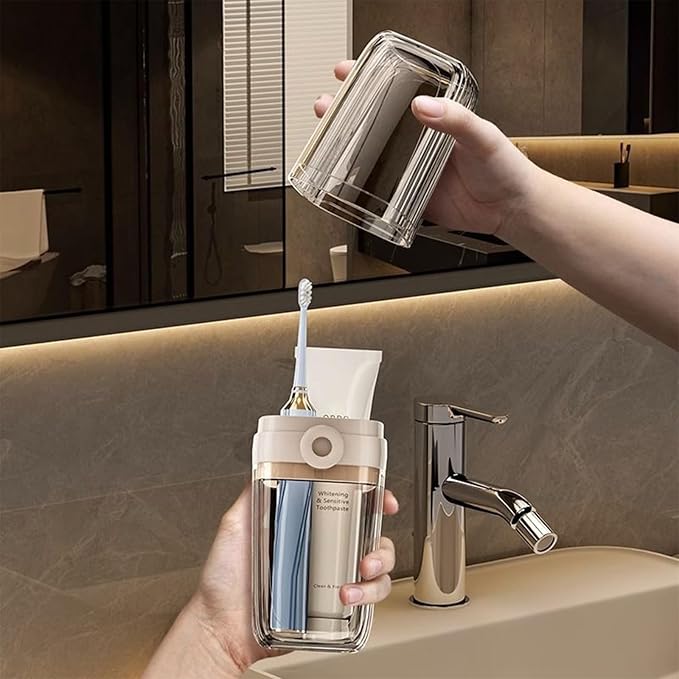 Toothbrush Cup Toothbrush Travel Case, Travel Toothbrush Holder Case - Image 8
