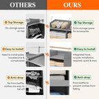 Lifewit Dual-Row Shelf Hanging Closet Organizer and Storage, Clothes Shelves - Image 5