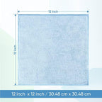 HOMEXCEL Microfiber Washcloths 12 Pack, Highly Absorbent and Soft Face Towel - Image 2