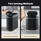 Bathroom Sensor Trash Can with Lid Automatic 2 Gallon Small Sensor Garbage Bin - Image 3