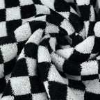 Jacquotha Black and White Hand Towels 4 Pack, Cotton Decorative Bathroom Hand - Image 6