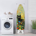 GLENLCWE Black Cat Hippie Flower Ironing Board Cover, 54x15 inches, Iron Board - Image 3