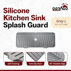 Odrago Silicone Faucet Mat, Countertop and Kitchen Sink Splash Guard, Anti-Slip - Image 2