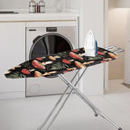 Mushroom Print Ironing Board Cover, Tropical Leaves Printed Iron Board Cover - Image 2