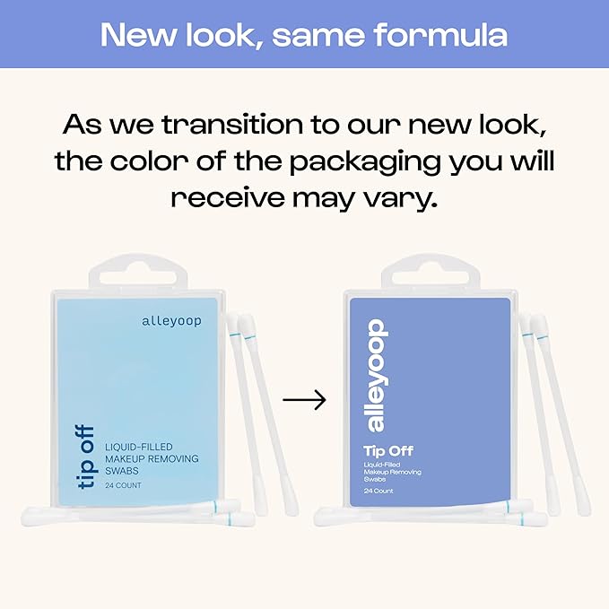 Alleyoop Cotton Swabs for Makeup, Tip Off Liquid-Filled Makeup Removing Swabs - Image 6
