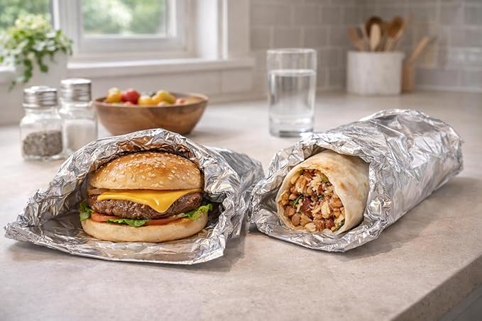 ANGEL’S PEEL LOUNGE Insulated Aluminum Foil Hamburger Bags - Image 3