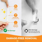 XL Picture Hanging Strips Heavy Duty, 40 Strips Damage Free Removal Picture - Image 4
