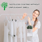FairyHaus Wooden Hangers 30 Pack White, Slim Wood Coat Suits Hanger - Image 3