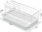 Cisily Sink Caddy Organizer, Kitchen Sink Accessories - Image 5