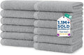 DAN RIVER 12 Pack Wash Cloths for Showering by DanRiver