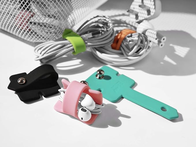 Cord Organizer Earbuds Holder Earphones Wrap Headset Headphone Wrap Winder Cord - Image 8