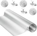 1 Roll Widen Aluminum Metal Crafts DIY Foil 18 Inch x 10 ft x 0.1 mm Thick by Yaocom