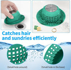 Shower Drain Hair Catcher Bathtub Drain Cover Shower Protector - Image 5