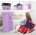 Odonata Slim Laundry Hamper Handles Collapsible Laundry Basket Thin Dirty - Image 7