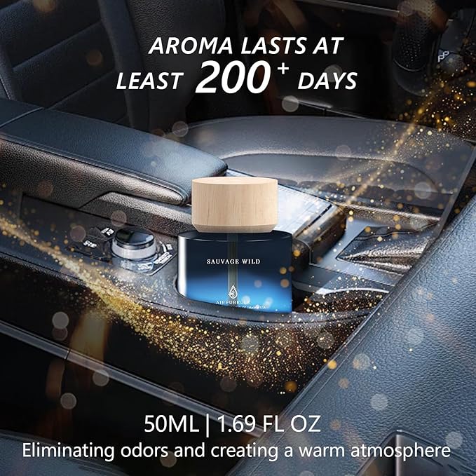 Car Air Freshener 50ML Car Air Fresheners Diffuser, Woody Citrus Fragrance Oil - Image 3