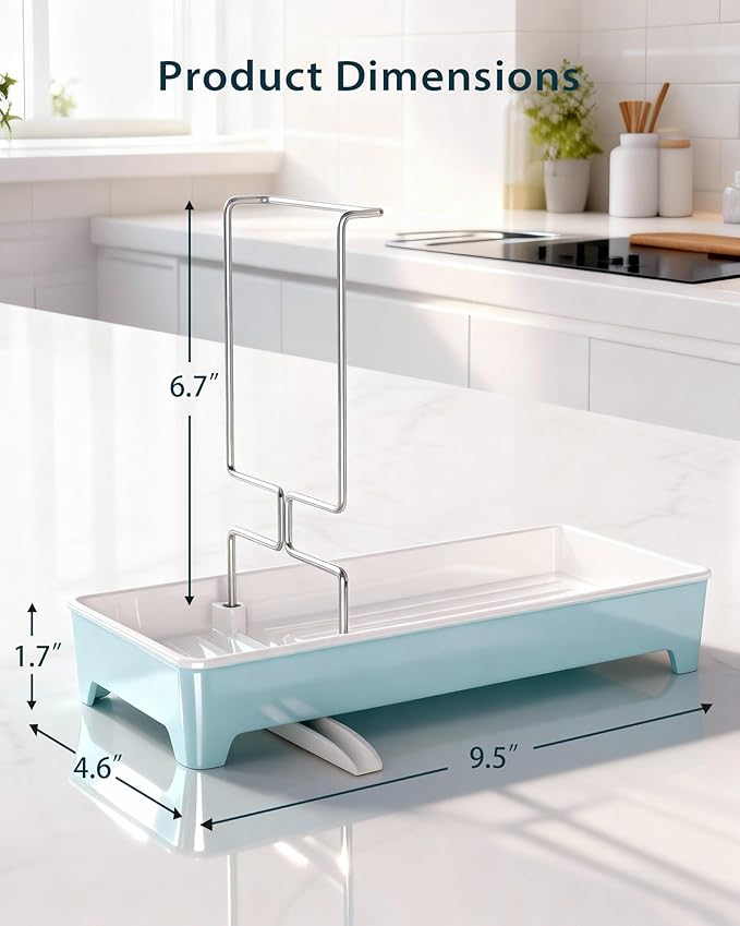 Minimalist Sink Caddy, Rustproof Sponge Holder - Image 3