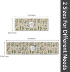 2PCS 15" X 5.5" Kitchen Sink Splash Guard Faucet Mat Floral Super Absorbent - Image 2