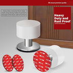 2 Pack Door Stoppers Stop with Extra Stickers, Self-Adhesive Door Stops with - Image 7
