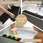 Sink Edge Protector with Suction Cup, Silicone Sink Splash Guard - Image 7