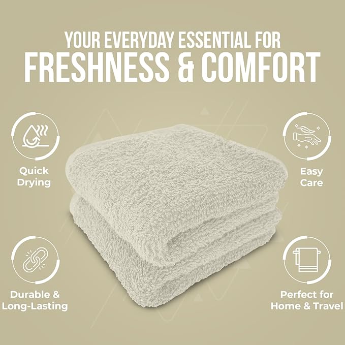 DAN RIVER 12 Pack Wash Cloths for Showering - Image 5