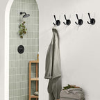 TUNNY 5 Pack Round Coat Towel Hooks - Image 5