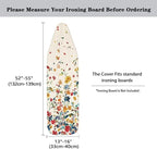 Floral Ironing Board Cover 15x54 Standard Size Padding - Image 5