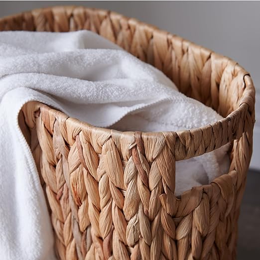 Bathroom Trash Can, Handwoven Wicker Trash Can - Image 6