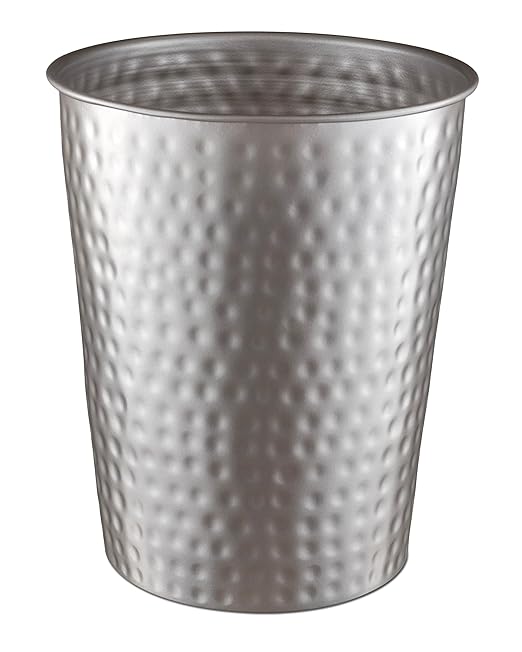Monarch Abode Metal Bathroom Trash Can – Waste Basket by MonarchAbode