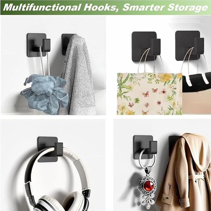 Adhesive Shower Hooks, Towel Hooks - Image 4