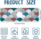 Wall Tiles Texture Sink Splash Guard Ceramic Decor Faucet Absorbing Mat Fast - Image 2