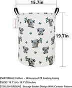 QUEENLALA Large Storage Basket, Laundry Hamper/Bathroom/Home Decor/Collapsible - Image 2