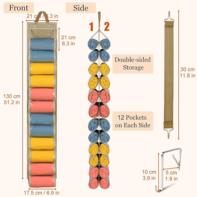 Lirex Scarf Storage Organizer - Image 3