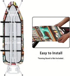 Nuxovilar Sewing Supplies Shelf Pattern Ironing Board Cover, 15×54 inch - Image 5