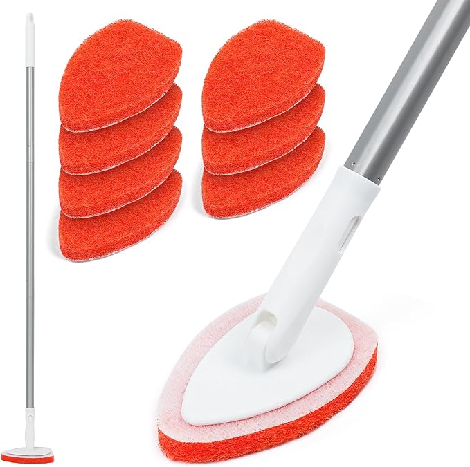 Bathtub Scrubber with Long Handle by MAVRIZ