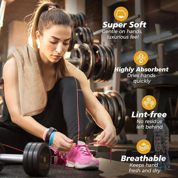 HOMEXCEL 4 Pack Gym Towels, Microfiber Yoga Towels - Image 6