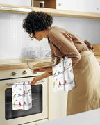Flour Sack Kitchen Towels Set of 2-18x26 Cotton Dish Towels - Image 6