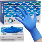 FINITEX Nitrile Disposable Medical Exam Gloves 4 mil Powder-free Latex-Free 100 by FINITEX