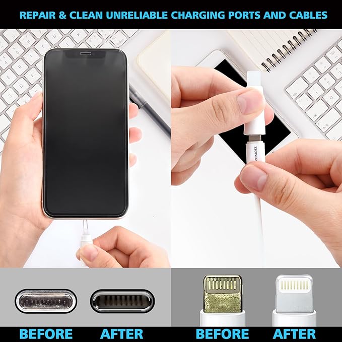 Phone Cleaning Kit, Cell Phone Cleaning Repair and Recovery Phone Charging Port - Image 5